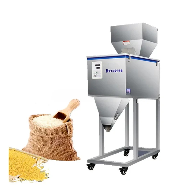 Best Selling Semi-Automatic 100-3000g Weighing Filling Machine Granules/Rice/Coffee Tea Powder