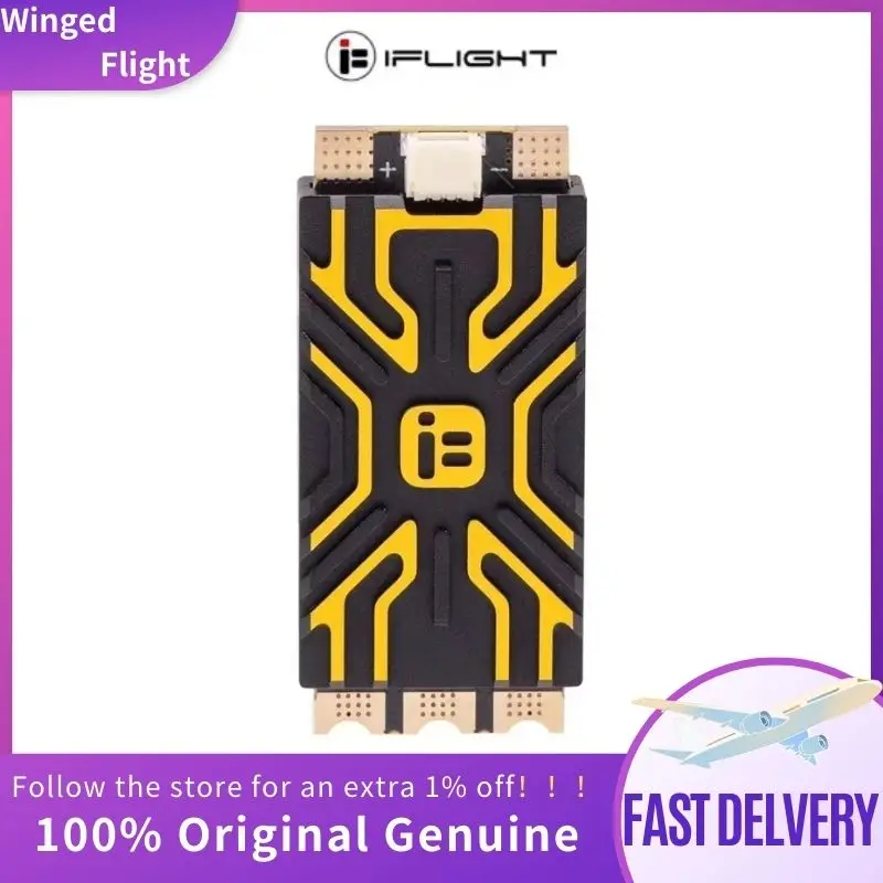 IFlight BLITZ E80 80A Single ESC 2-8S BlHeli32 Dshot600 G071 MCU with CNC Alum Cover for RC FPV Racing Drone