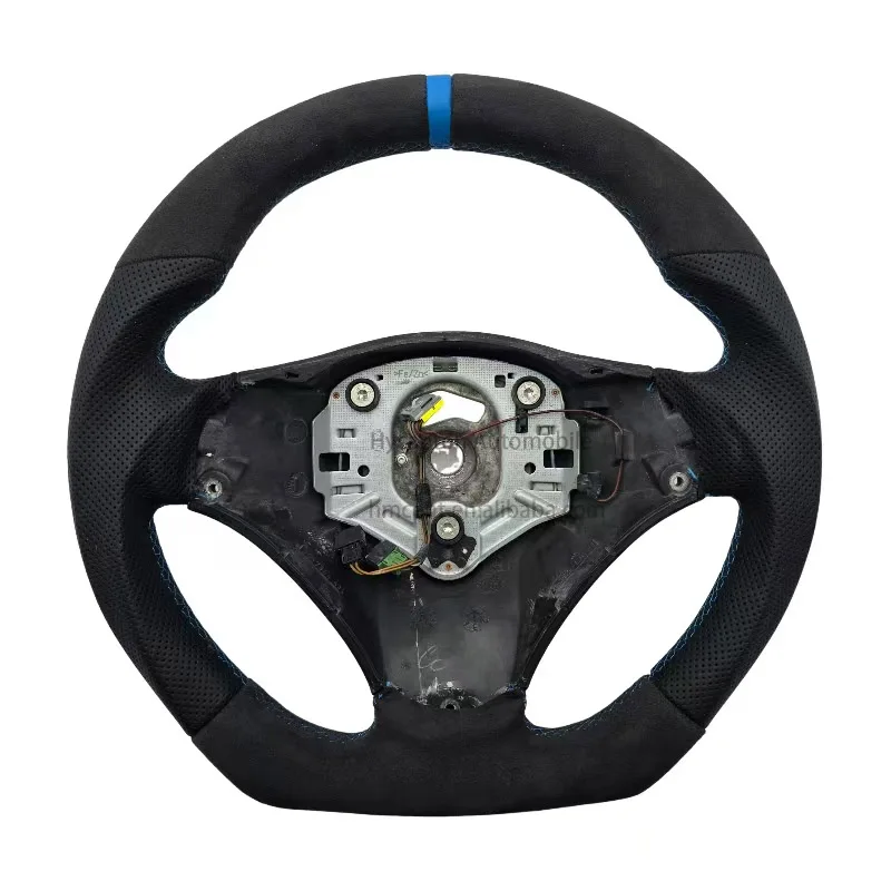 

Индивидуальные продукты M Performance Черный перфорированный кожаный руль из алькантары для BMW E90 Авто аксессуар