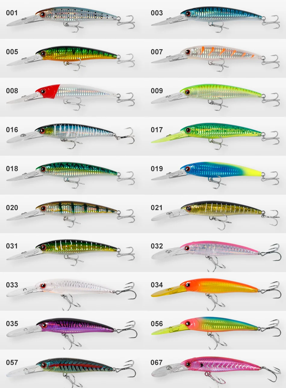 NOEBY NBL9046 3-teiliges Set Trolling-Minnow-Köder 120mm 140mm 160mm Tief Tauchende Hartköder für Thunfisch GT Big Game Salzwasser – Detail 8
