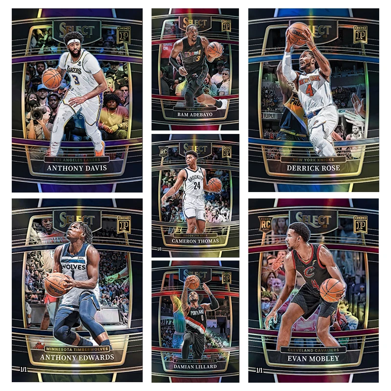 

Homemade Diy Panini Basketball Star Card Edwards Lillard Rose Mobley Adebayo Tatum Jaylen Brown Collection Card Toys Gift