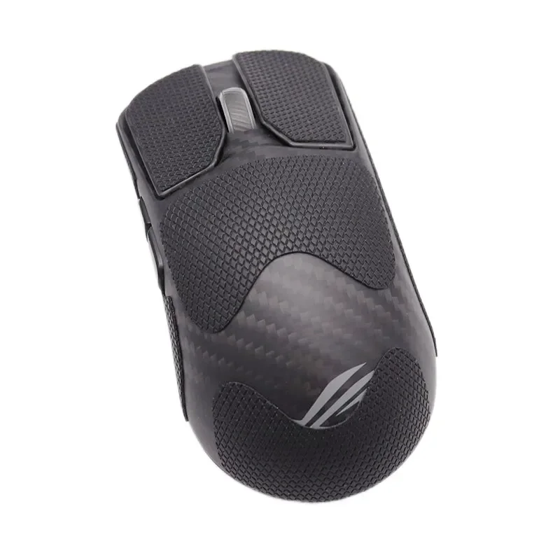 1 Set Mouse Anti Slip Grip Sticker For ASUS ROG Harpe Ace Extreme Carbon Fiber Mouse Non-Slip Anti Sweat Tape Exquisite Texture