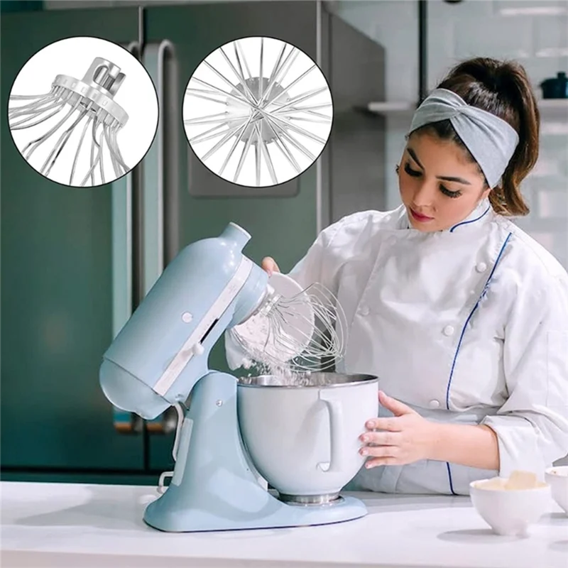 Aksesori Cambuk Kawat ABLN-A6HB Cocok untuk Aksesori Penggiling Mixer Desktop 7QT