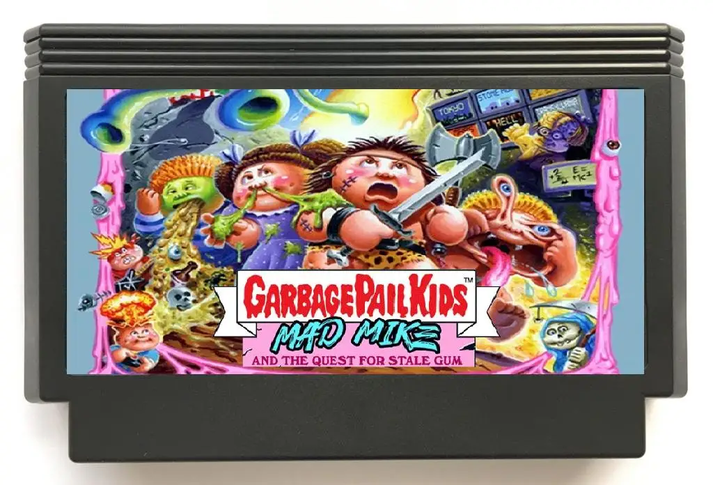 سطل القمامة لوحدة التحكم FC و NES ، خرطوشة لعبة أطفال