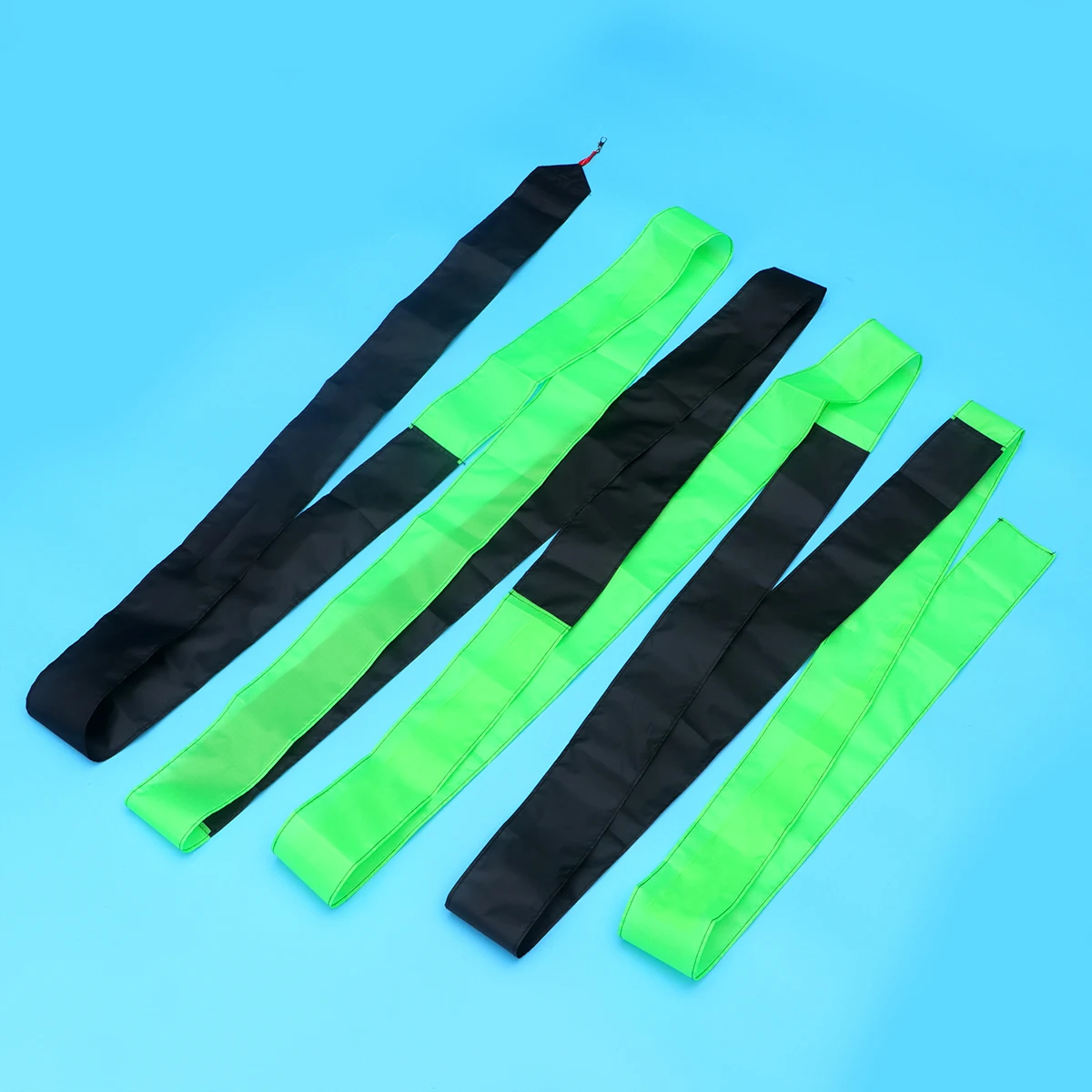 15M Kite Tail Buntes Streamer-Band, schwimmendes Drehen für Drachen, Outdoor-Flugzubehör, Grün
