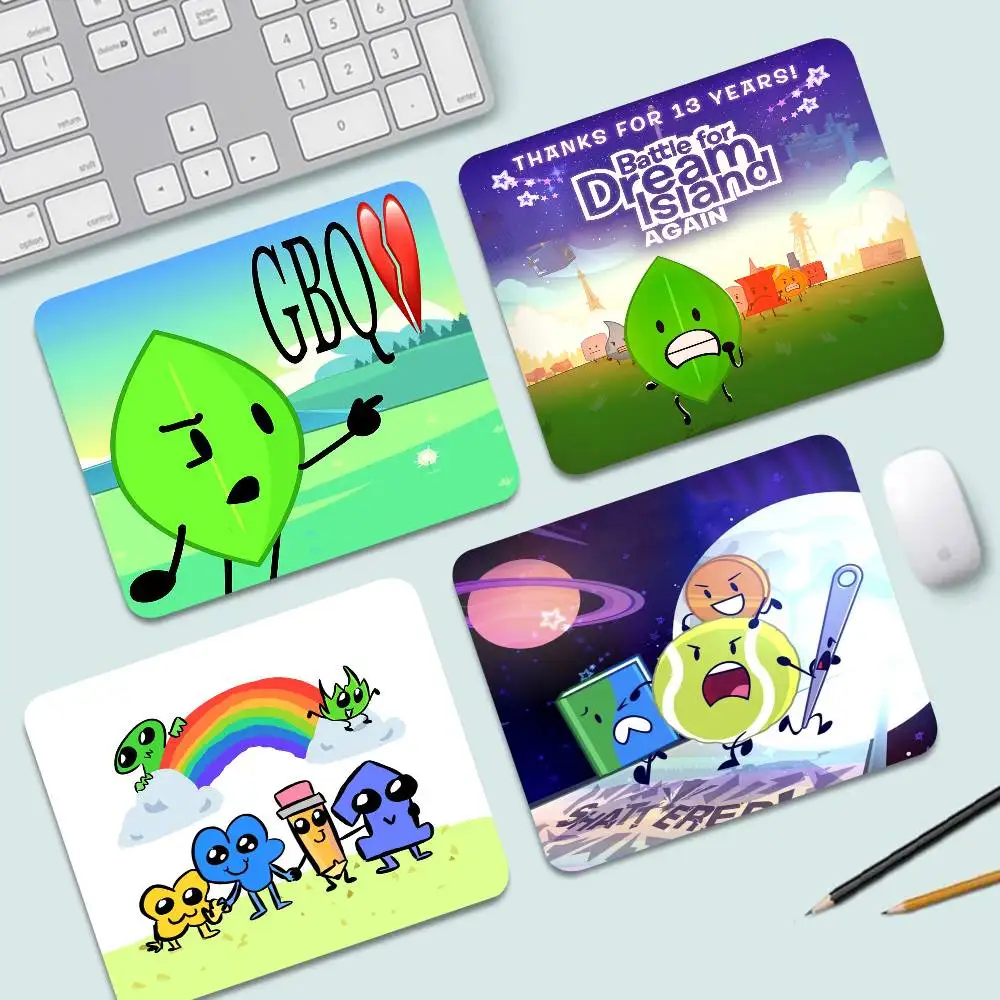 

Игровой коврик для мыши Custom BFDI Battle for Dream Island, маленький, квадратный, настольный коврик-подставка, аксессуар для мыши, коврик для стола