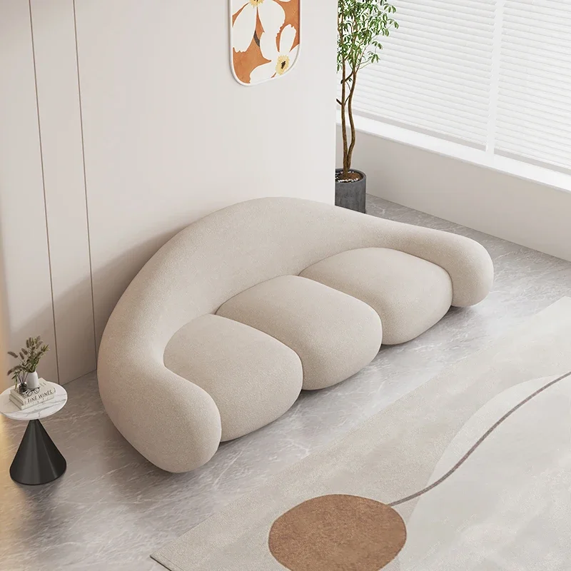 

Long Floor Living Room Sofas Love Seat Luxury Modern Designer Creative Lounge Living Room Sofas Arm Muebles Postmodern Furniture
