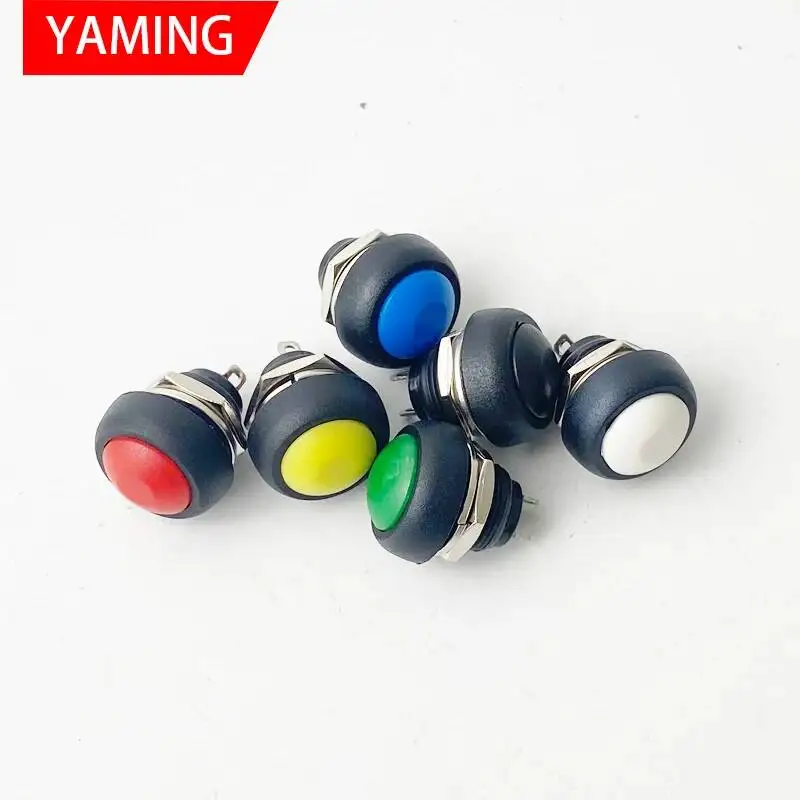 

20pcs Two Pins 12mm DIY Reset Small-sized Push Button Switch Momentary Electrical Power Horn Switches