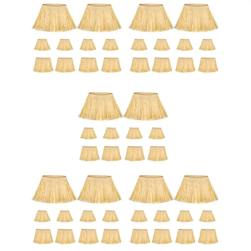 

ABJN-50 Pieces Scarecrow Straw Kit Paper Scarecrow Costume Accessories Neck And Ankle Ties For Party Accessory