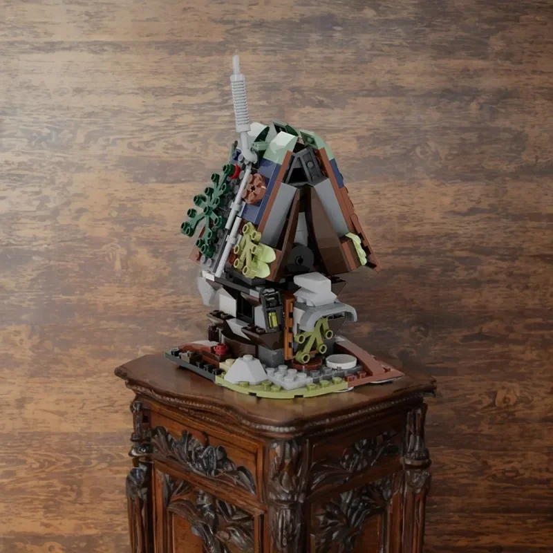 

209PCS MOC Medieval Abandoned Shack Modular Model DIY Educational Building Bricks Toys Gift For Kids