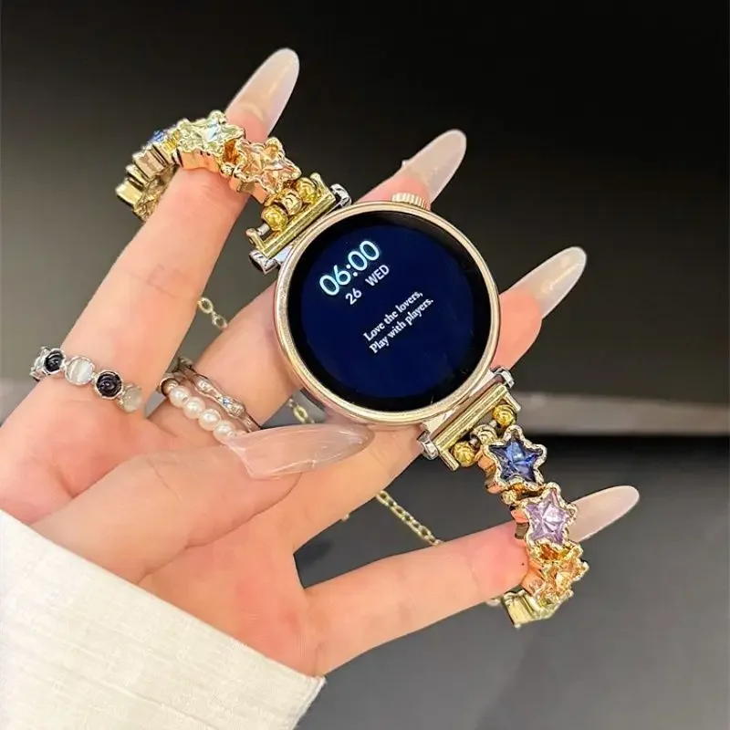 

Star colored dopamine diamonds are suitable for HW Watch Fit3/Fit4 straps and HW Band 8/9/10NFC handmade straps