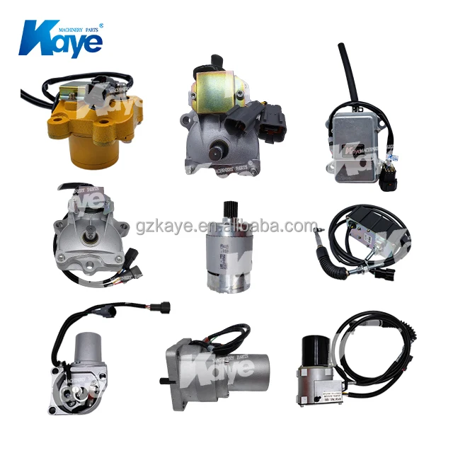 Neuer quadratischer K1039680 Drosselmotor für Bagger DH60 DH80 DX60 12V Aftermarket-Teil