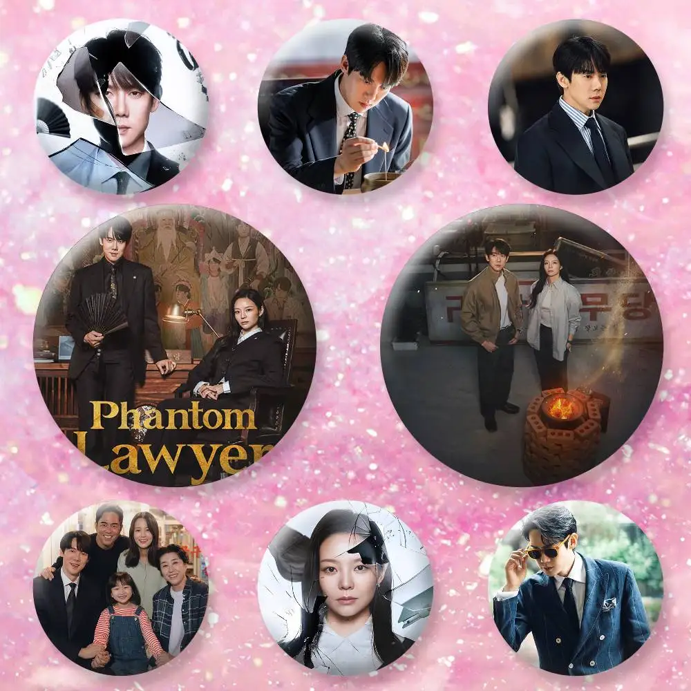 

Kdrama P-phantom lawyer Brooches Cartoon Badge Pins Backpack Hat Accessories Friend Gift