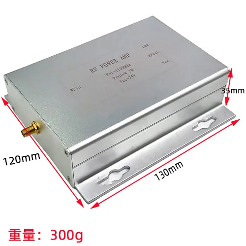 

1-1100MHz 1.1GHz 4.5W 24V Microwave RF Power Amplifier Module Board
