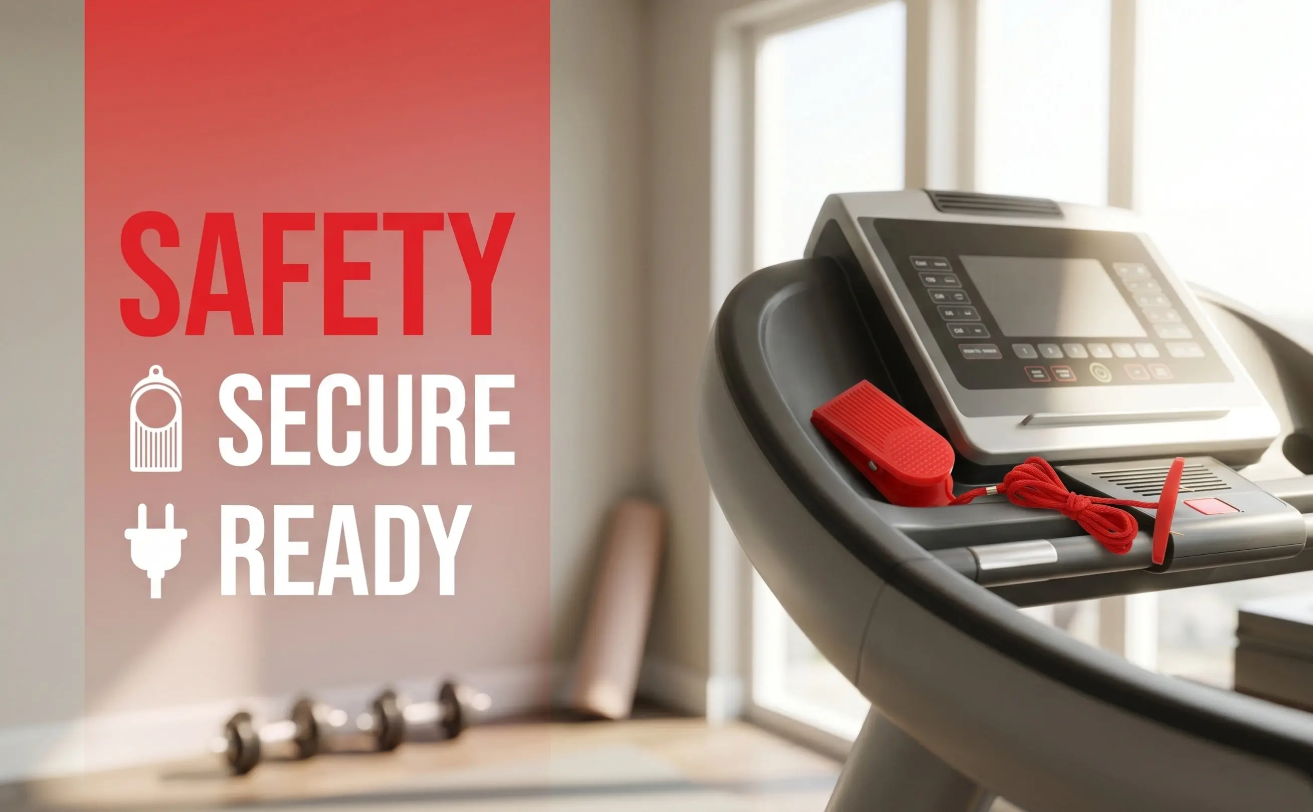 Dual Insert Treadmill Emergency Stop Switch Safety Key Start Lock for Fitness Equipment Running Machine Accessories