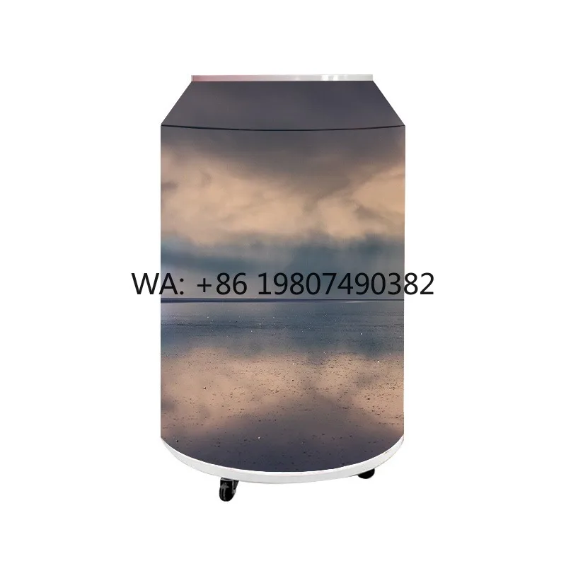 Custom Full Color Canned Shape LED Screen High Definition Creative Beer Bottle Can Video Advertising Display