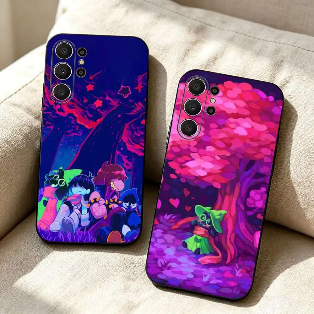 Game D-D-Deltarune Soft Silicone Case for Samsung S26, S24, S21, S22, S23, S30, Ultra,  Plus, FE, Lite-Black