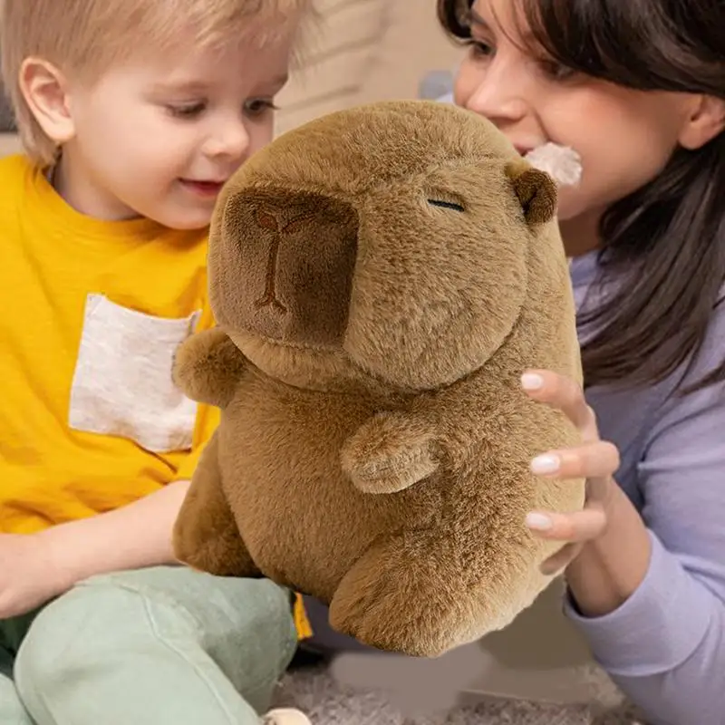 9 นิ้วแต่งตัว Capybara ตุ๊กตาตุ๊กตาของเล่นตุ๊กตาน่ารัก Capybara ตุ๊กตาผ้าอุปกรณ์เสริมตุ๊กตาสัตว์ตุ๊กตาสําหรับของเล่นเด็ก