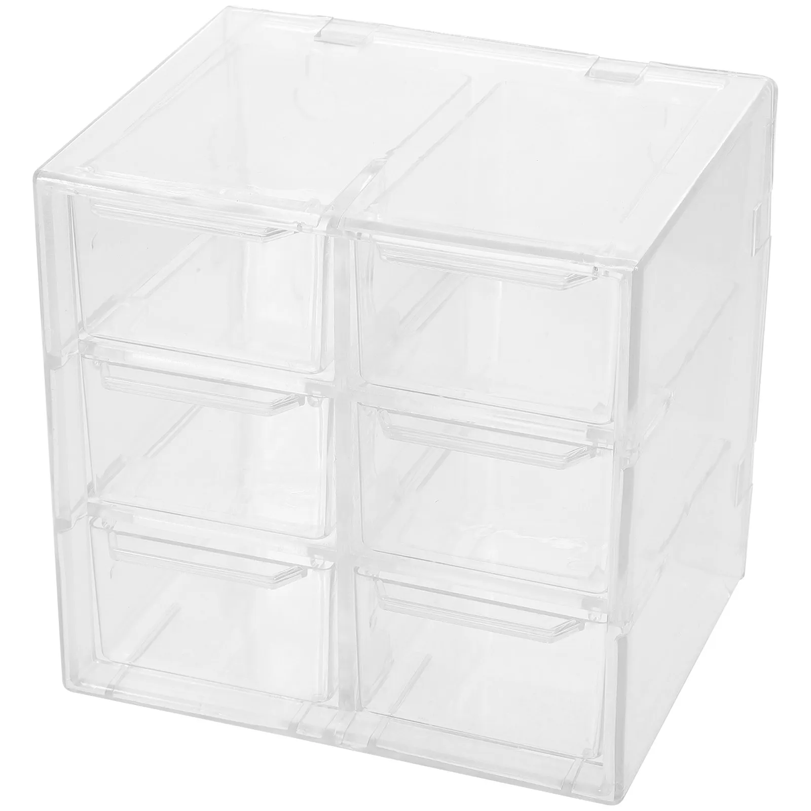 Versatile Desktop Drawer Organizer Storage Box Multi-Compartment Design for Jewelry Earrings Bracelets Crafts Cosmetics Tabletop
