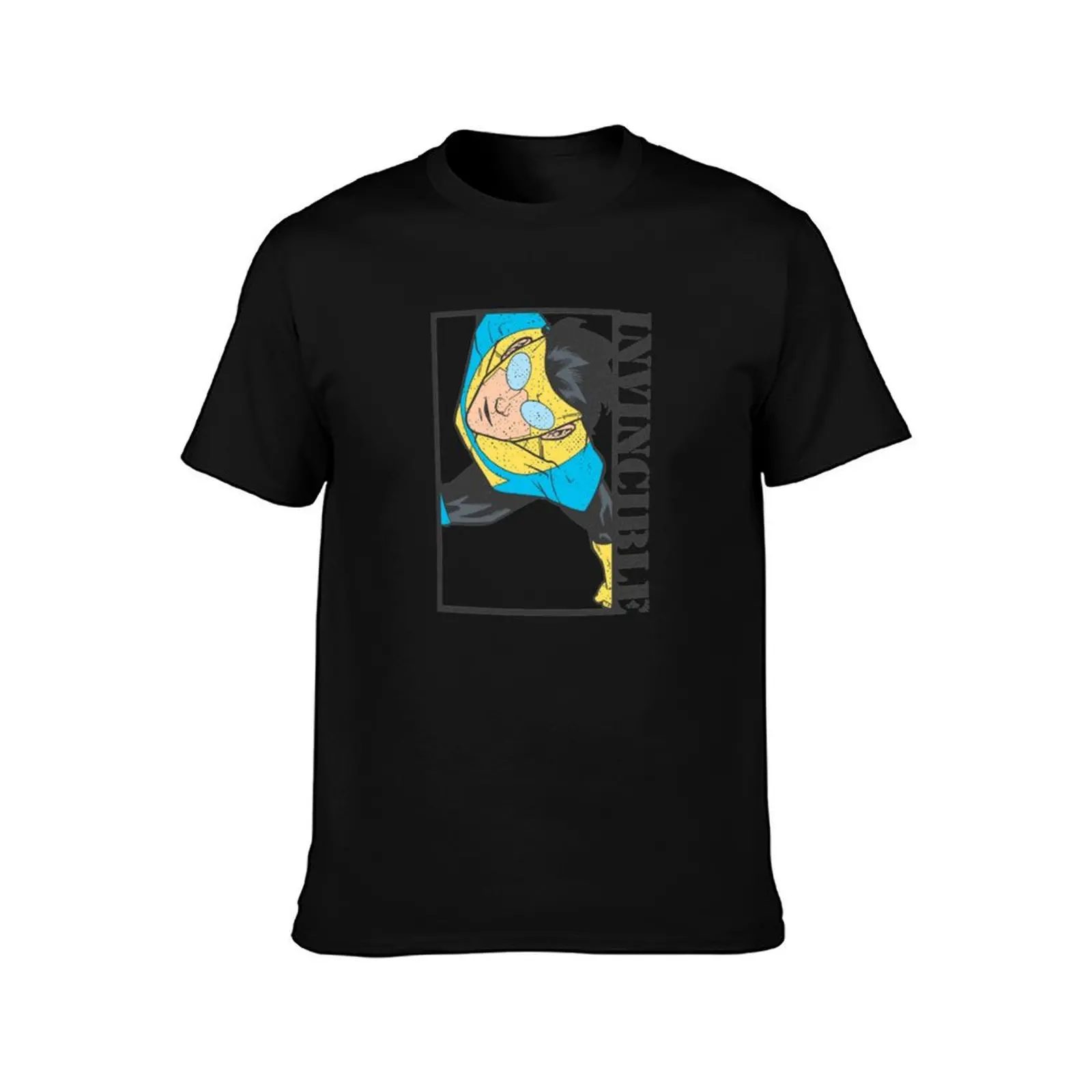 Invyncyblle Stencil (Light) T-Shirt Casual Minimalist Short Sleeve Top T-Shirt