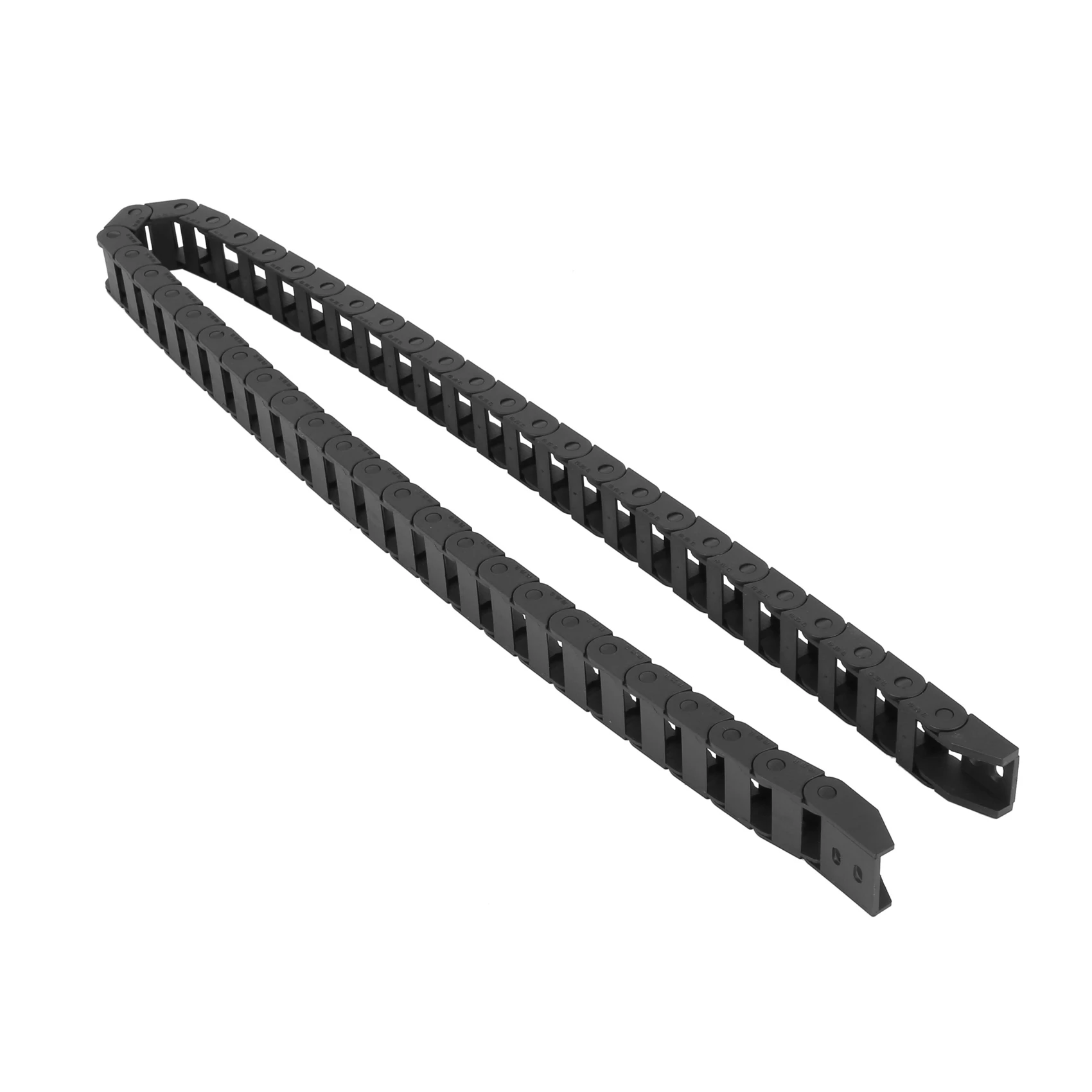 

10Pcs 10 X 20Mm 1M Open On Both Side Plastic Towline Cable Drag Chain