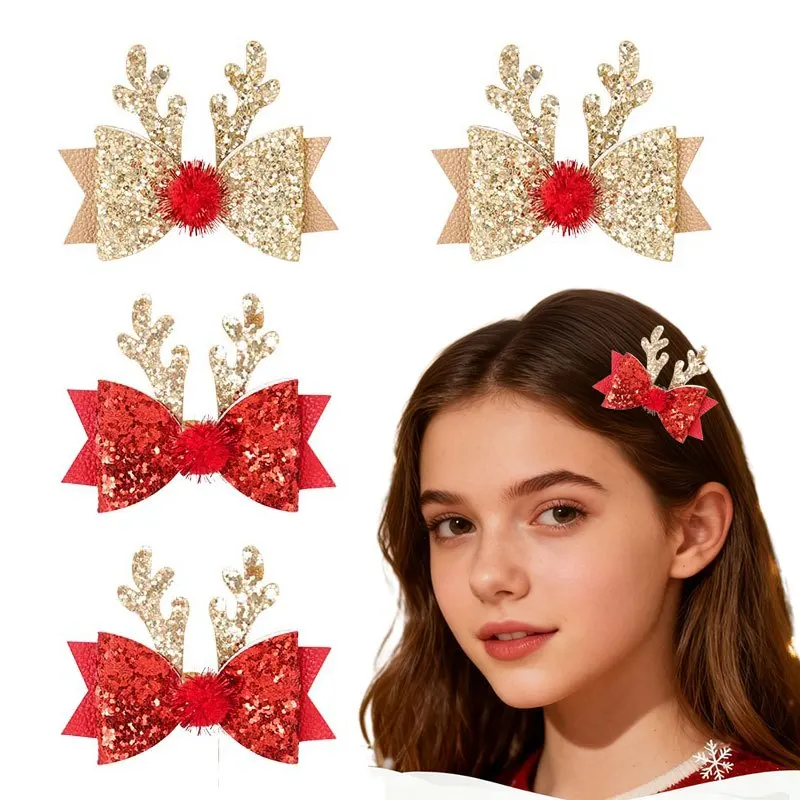 2Pcs Sparkling Bow … - image