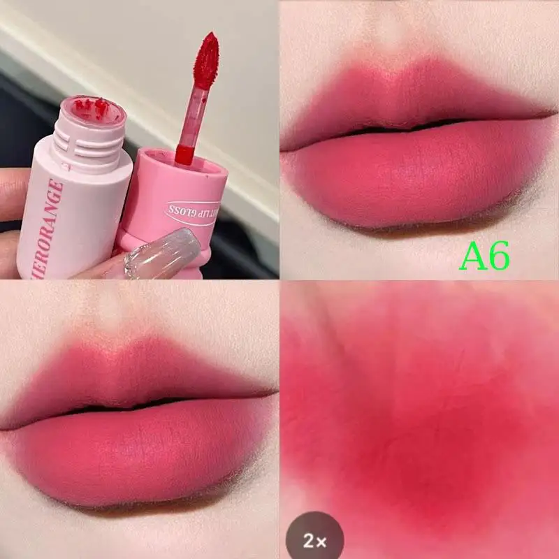 HERORANGE Waterproof Long Lasting Lipstick Cute Rabbit Matte Velvet Lip Gloss Easy To Color Lip Mud Liquid Lipstick