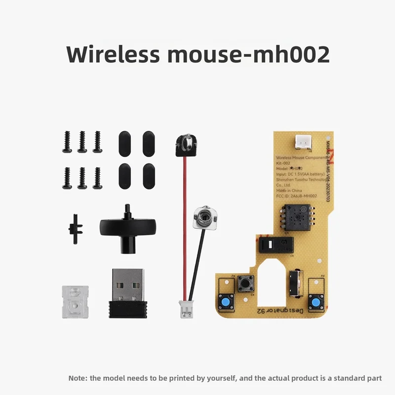 Original brand new wireless mouse MH002 Maker Treasure Creative for Bambu lab 3D printed model components