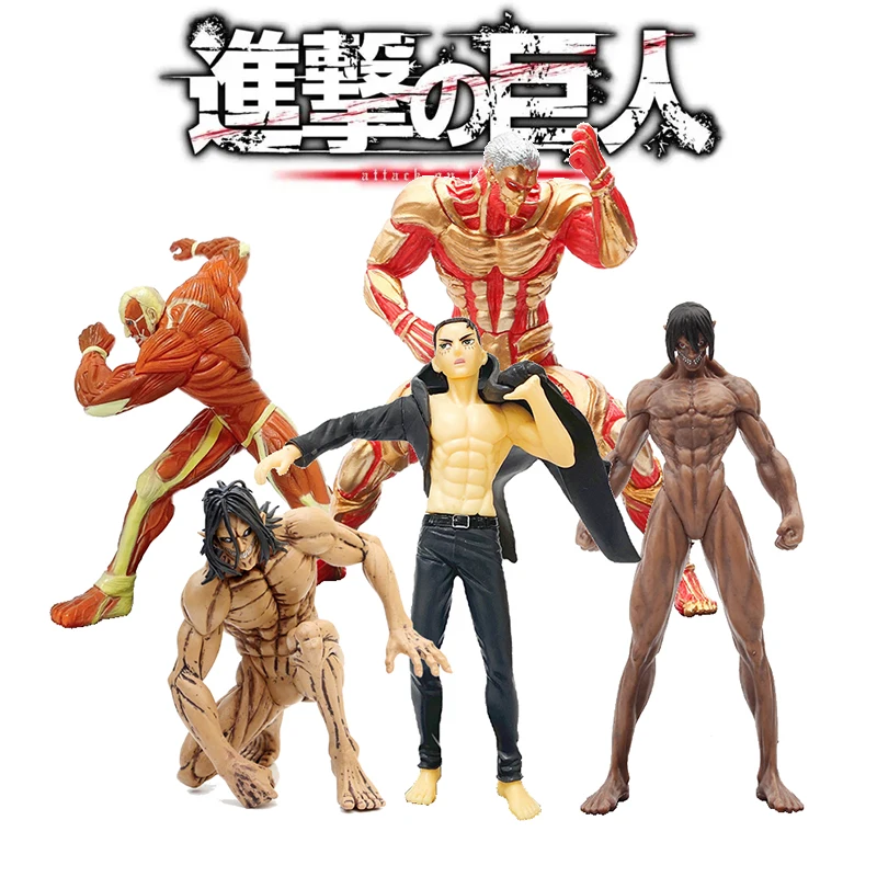 16 centimetri Anime Attacco su Titano Figure Bestia Colossal Il Fondatore Titan Blindato Action Figure Collezione IN PVC Eren Figura Giocattoli di