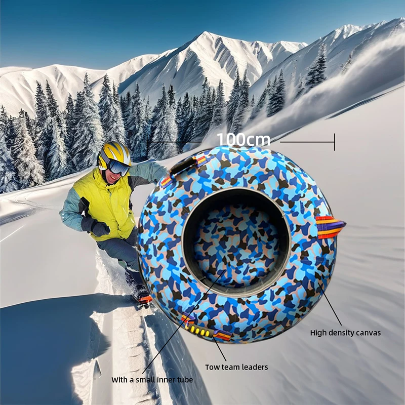 겨울 야외 썰매 스포츠 재미 겨울 놀이 스노우 튜브 핫 세일 80CM 90CM 100CM 120CM 스노우 튜브