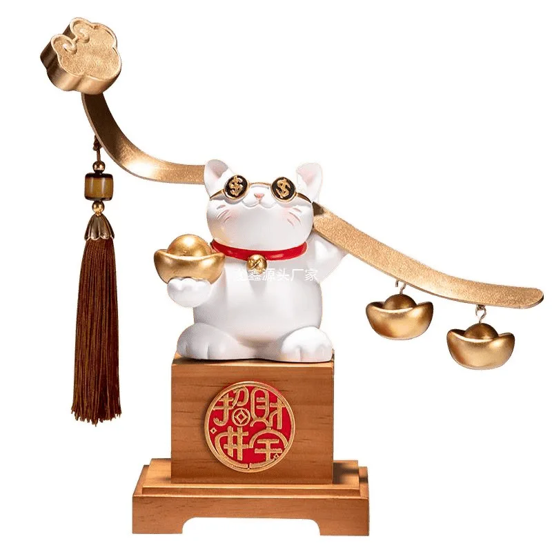 

Lucky cat ornament, high-end sense, lucky cat, office front desk opening gift, store opening gift, high-end rich