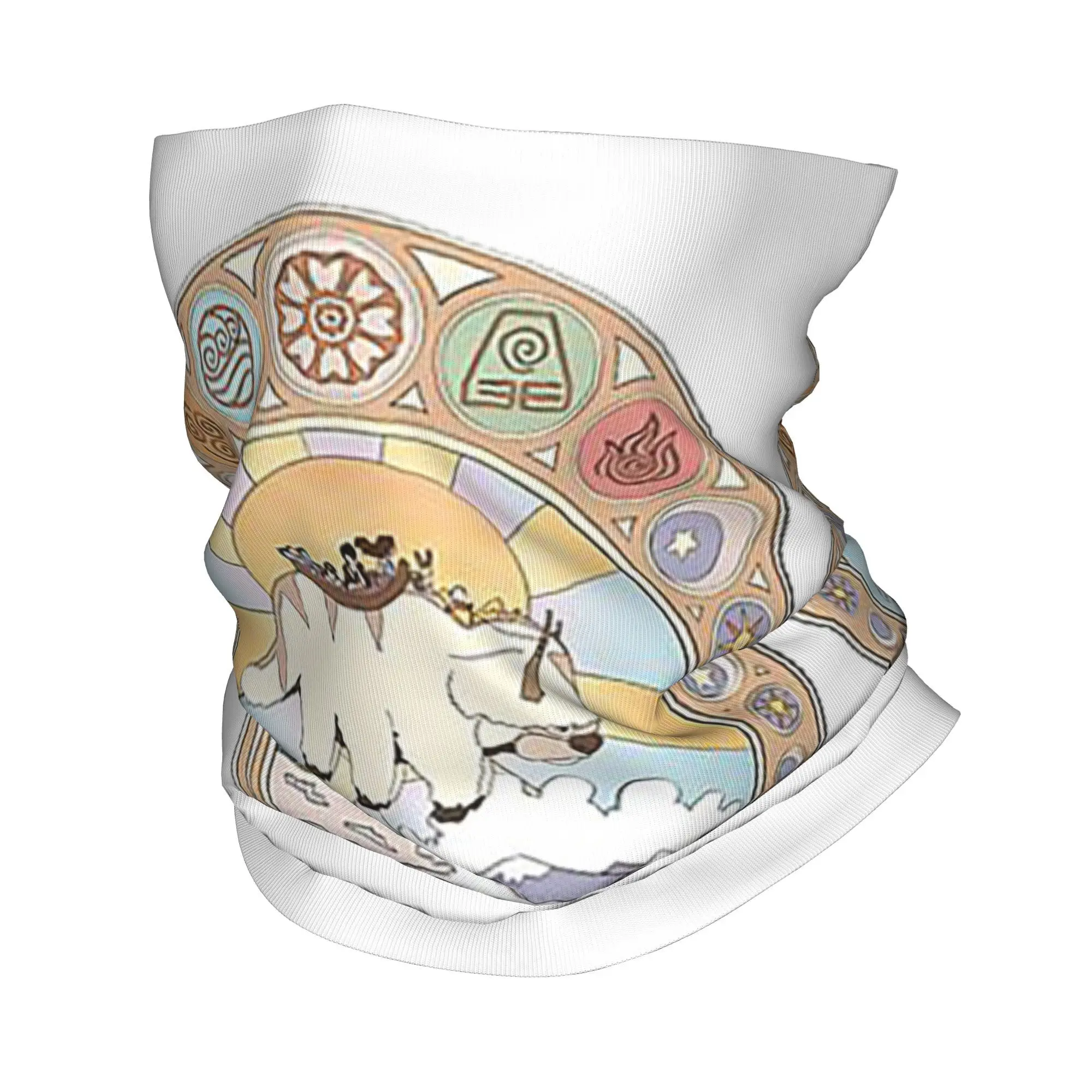 تصميم الصورة الرمزية والعناصر غطاء الرقبة باندانا قناع مطبوع وشاح متعدد الوظائف لركوب الدراجات