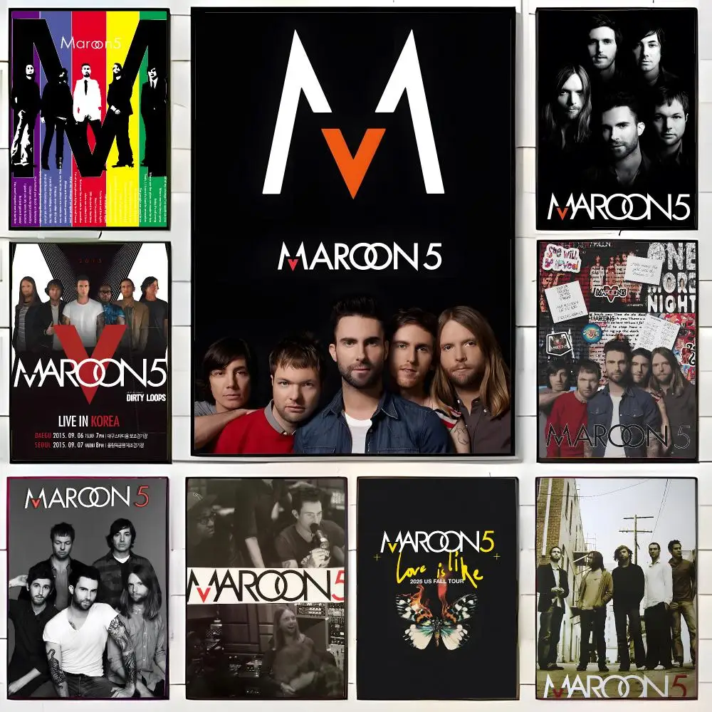 pop band M-Maroon 5 Poster Wall Art Print Decorative Mural Home Decor Gift Unframed