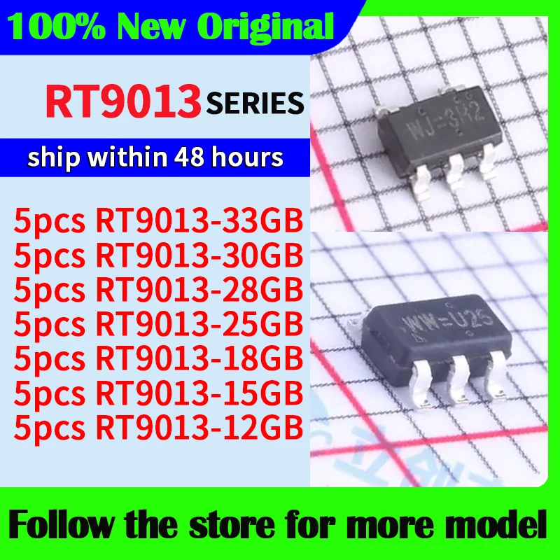 

5 шт./лот RT9013-33 ГБ RT9013-30 ГБ RT9013-28 ГБ RT9013-25 ГБ RT9013-18 ГБ RT9013-15 ГБ RT9013-12 ГБ Высокое качество Новый
