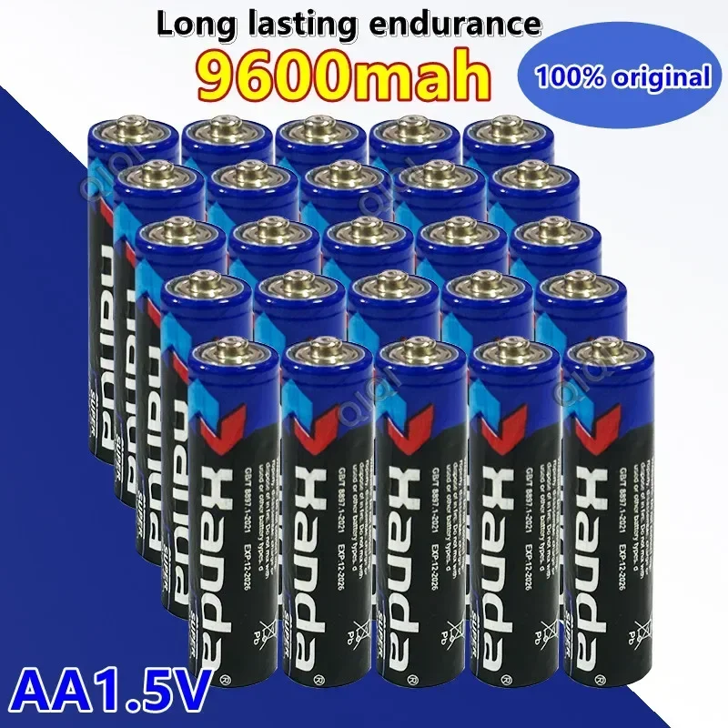 AA 1.5V9600mah المتاح الكربون الزنك المنغنيز بطارية جافة للألعاب الصغيرة التحكم عن بعد ساعة مصباح ليد العلامة التجارية الجديدة pilas aaa