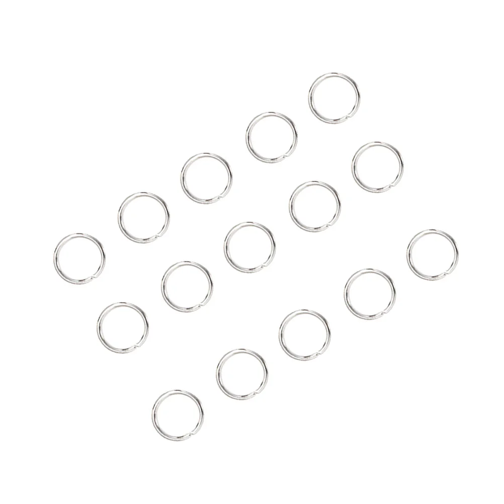 200 Pcs Stretchy Choker Key Chain Rings Bag Buckle Split Jump for Jewelry Making