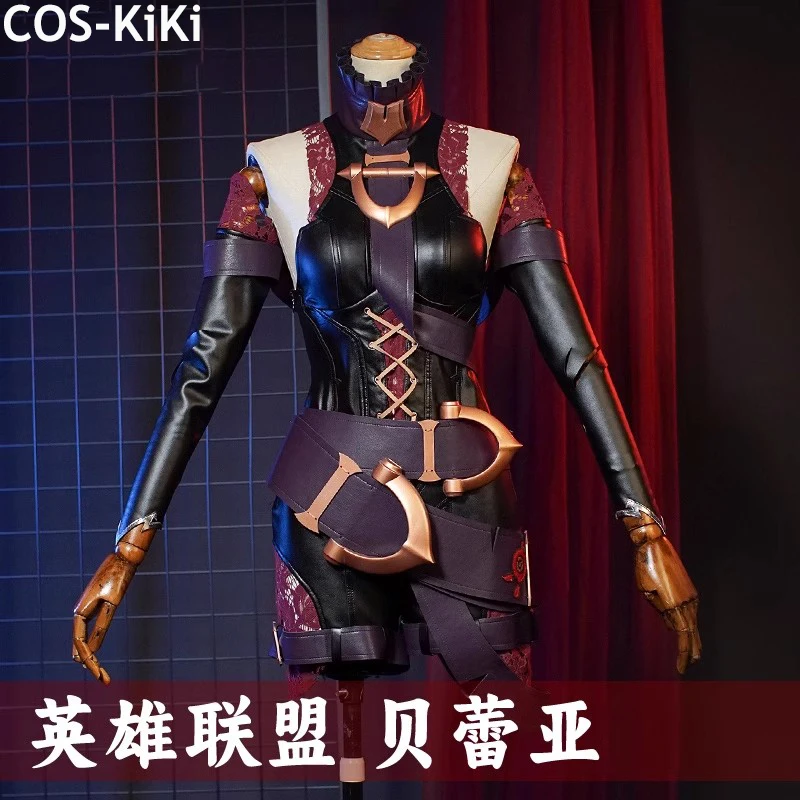 COS-KiKi Game LOL Briar the Restrained Hunger Battle Suit Sexy Cosplay Costume Halloween Party Role Play Outfit Women XS-XXL