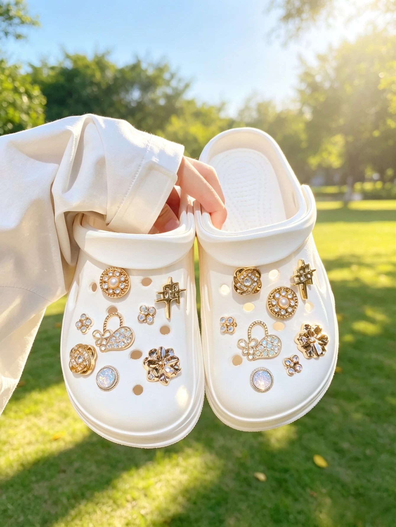 16-piece shoe decoration DIY casual shoe decoration - An interesting and versatile way to personalize your footwear