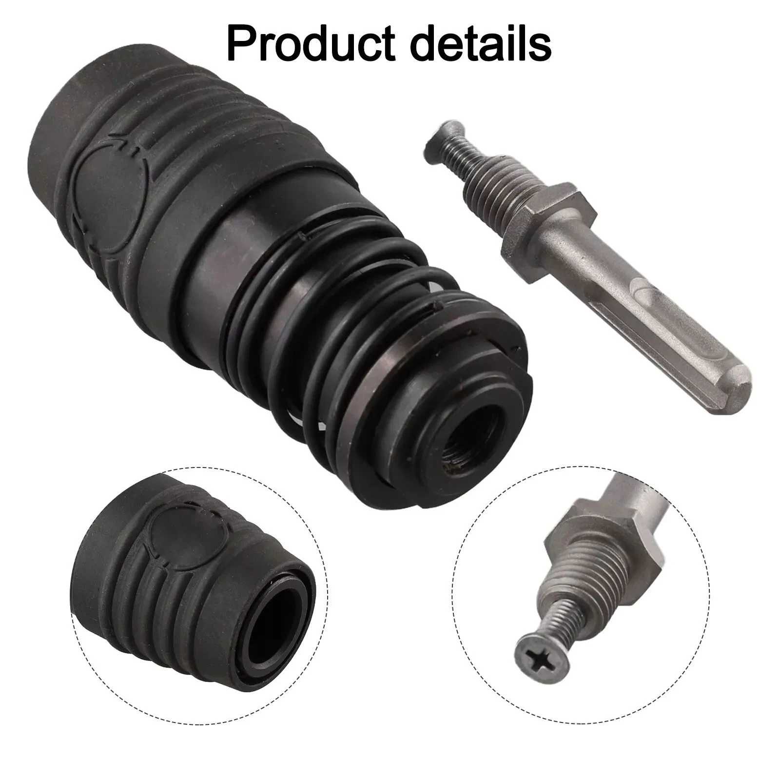 

Self-locking Hammer Drill Adapter Kit for SDS Plus to SDS Max Broad Application Tools Including Concrete Slab Carpentry