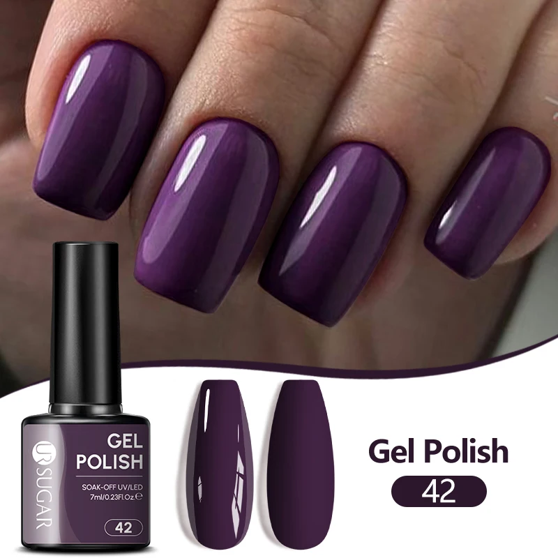 UR SUGAR 7ML Nagellak Fresh Macaron 107 Kleuren Alles voor Manicure Semi Permanente Soak Off LED UV Langdurige Nagelkunst Lak - afbeelding 1