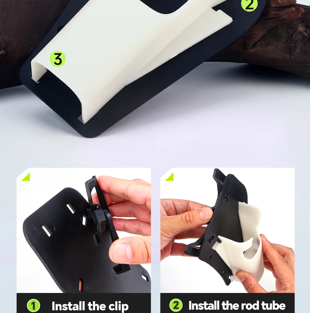 WEIHE 1 Stück Tragbare Angelruten-Hüftabdeckung Köder-Angelzubehör Leichtgewichtig Tragbar für Outdoor-Aktivitäten – Detail 13