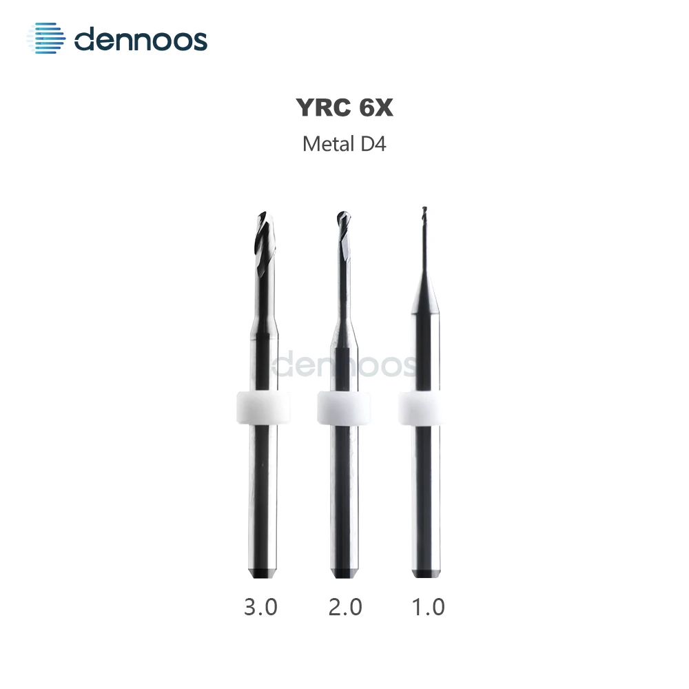 Picture 6: YRC D3 Dental Milling Burs D4 for PMMA Zirconia Dental Lab Milling Machine Grinding Material Drill Dental Tool