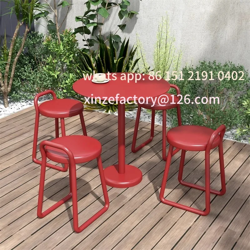 Customizable Balcony Leisure One Table Two Chairs Courtyard