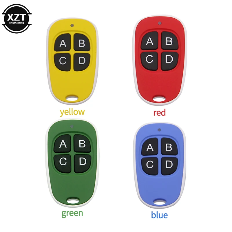 New 433MHz Remote Control Wireless 4 Keys Copy Remote Control Cloning Garage Door Remote Control Duplicator Key