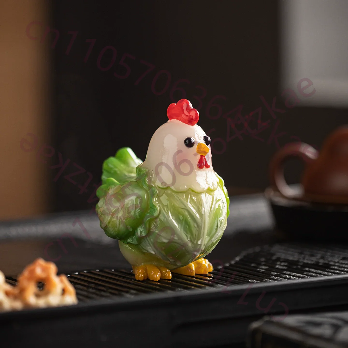 Water-Activated Color Change Cabbage & Chick Tea Pet, Creative 