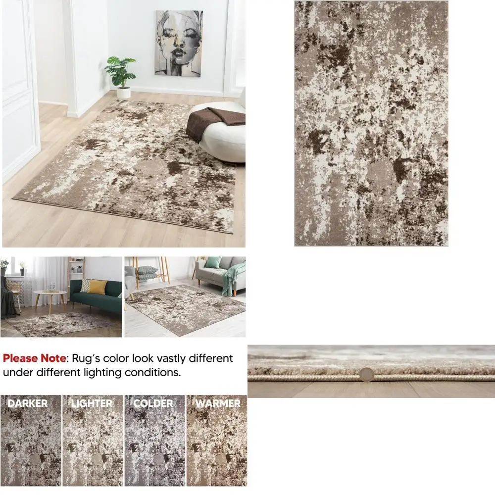 

Абстрактные коврики 4х6 для кухни, гостиной, спальни, столовой, прихожей - не линяет, прочный дизайн