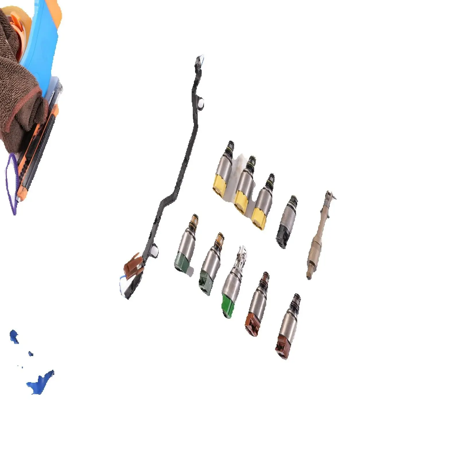 

6HP26 6HP28 6HP34 Комплект электромагнитных элементов для ремонта корпуса клапана для BMW F10 F12 F01 F02 X5 X6