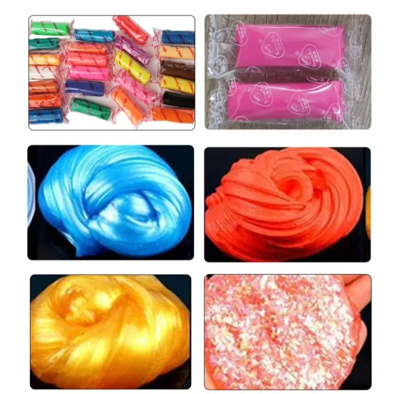 Custom Automatic Modeling Clay Play Dough Extruder Plasticine Filling Making Packing  Horizontal Flow Pack Packaging Machine