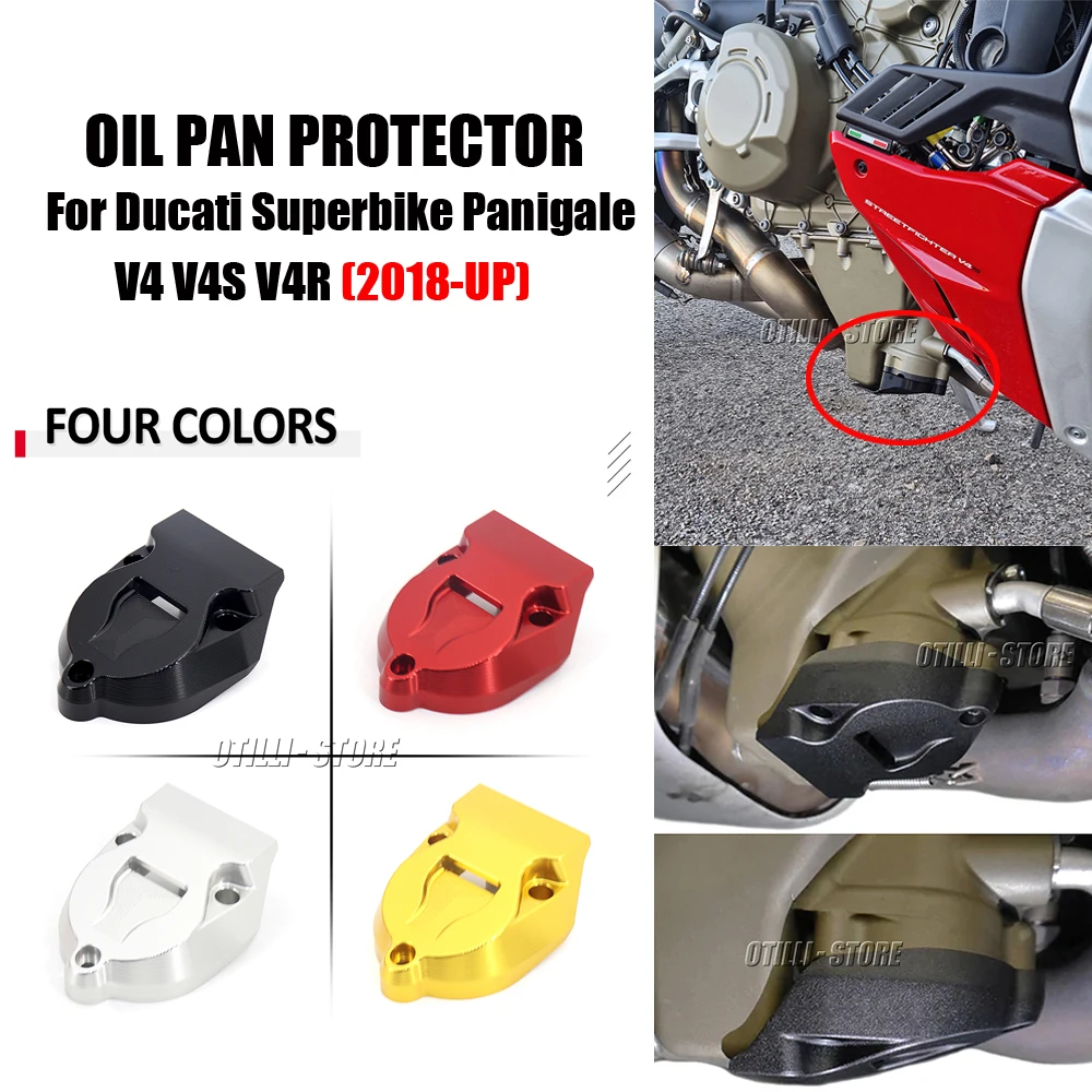 

For SUPERBIKE Panigale V4 S / R 2018-2022 Motorcycle Parts New Oil Pan Cover Kit For Ducati Streetfighter V4 V4S 2020 2021 2022