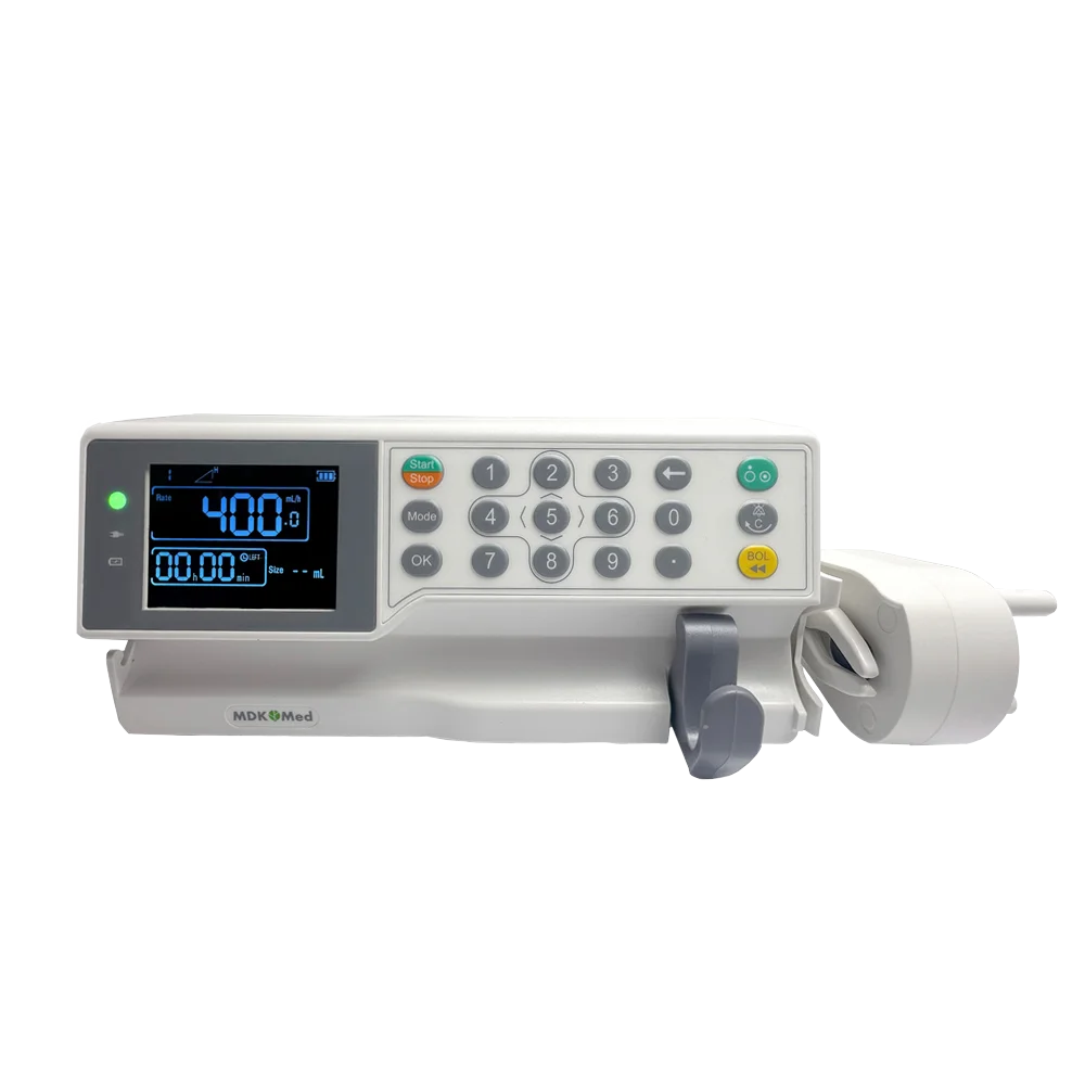 High Precision Single Dual Channel Portable Veterinary Syringe Pump Infusion Equipment for Pet Animal Clinic